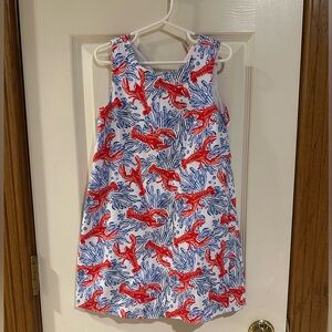 Tommy Bahama Kids Dress - Red and Blue Lobster Print